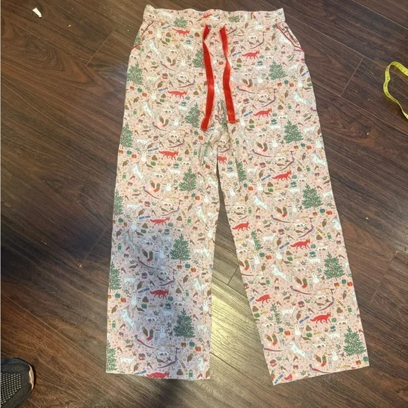 Boden Vanessa Cosy Festive Pyjama Bottoms, Milkshake Festive size 8 - Picture 2 of 9
